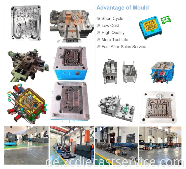 Professional mit maßgeschneidertem Service sterben Aluminium 3d Schimmelpilzgussstraffabrik